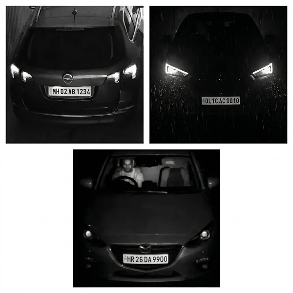 Infrared Black And White ANPR