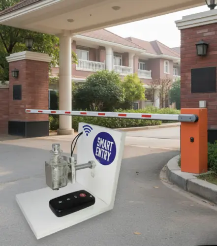 How to operate boom barrier with ANPR LPR camera in India