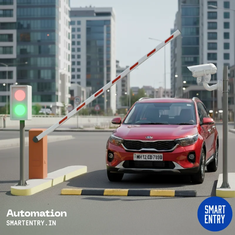 Barrier automation using IP camera